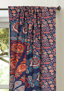 Rideau de porte, fenêtre, draperie murale, mandala paon, coton bohème, plusieurs couleurs pour la décoration intérieure par Indian Consigners - Product Image 2