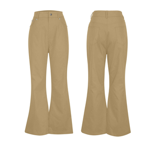 Classic Women Flare <b>Pants</b> Custom Made Bell Bottom Trousers Cotton/<b>Spandex</b> Summer Casual Streetwear for Everyday Outfits - Product Image 5