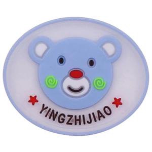 Etiquetas de tela personalizadas 3D de PVC y caucho para coser, con diseño de corazón y flor, etiquetas con logotipo personalizado, parches de PVC suaves, diseño 3D en relieve duradero - Product Image 3