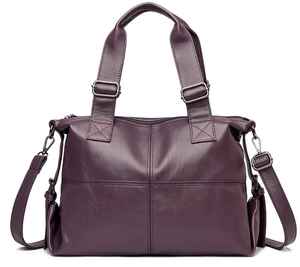 Bolso de Mano de Cuero de Diseño de Lujo para Mujer, Elegante Bolso Bandolera con Compartimentos Espaciosos, Disponible al Mejor Precio - Product Image 3