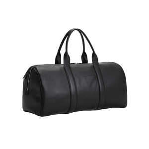 <b>Leather</b> Travel <b>Bag</b> Large Capacity Waterproof Durable Duffel Weekender Carry On for Business Trips Gym Outdoor Use Men Women - Product Image 5