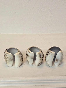 Handmade <b>Silver</b> Plated Luxury Natural Shell Napkin Holder <b>Ring</b> Table Decoration for Beach Wedding Event Party Hotel Restaurant - Product Image 2