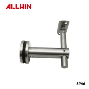 Support de main courante réglable en acier inoxydable contemporain pour usage hôtelier - Product Image 5