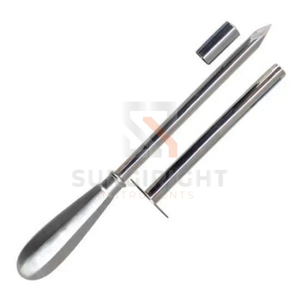เครื่องมือผ่าตัดชนิดทรอคาร์แบบใช้ซ้ำได้ ด้ามจับสแตนเลส สำหรับสัตว์ ยี่ห้อ Blush รุ่นพรีเมียม สำหรับควบคุมอาการท้องอืดในโค ได้รับมาตรฐาน CE - Product Image 4