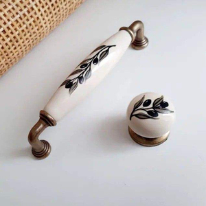 Vintage Metal Furniture Handle for <b>Wardrobe</b> Cabinet Dresser-Minimalist Design Durable Easy Installation - Product Image 1