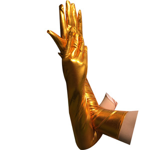 ถุงมือหนังเทียมยาวเซ็กซี่ ถุงมือพังก์ ถุงมือฮิปฮอปสุดเซ็กซี่ สำหรับใส่ไปคลับ คอสเพลย์ หรือเป็นเครื่องประดับ - Product Image 3