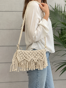 Offre Spéciale Crochet été plage sacs de paille bohème à la main nouveau concepteur femmes épaule sac à bandoulière mer herbe sac carré - Product Image 1