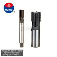 J21.StT.WC-11-Proses Penyadapan Kaku-1/4" 3/8" 1/2"-(PS)Rp Thread-Straight Flutes-Right Hand-(Brazed) Tap Karbida Dilas ISO