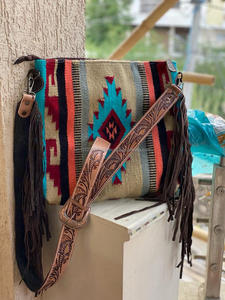 มาใหม่มือTooledมาใหม่ขอบกระเป๋าถืออัสเทคอานผ้าห่มสลิงกระเป๋าโบฮีเมียนออกแบบที่ไม่ซ้ํากันสไตล์กระเป๋าสําหรับผู้หญิง - Product Image 6