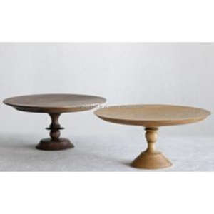 Présentoir à gâteaux en bois attrayant pour les événements nuptiaux à thème rustique douches de bébé et arrangements de desserts de mariage - Product Image 3