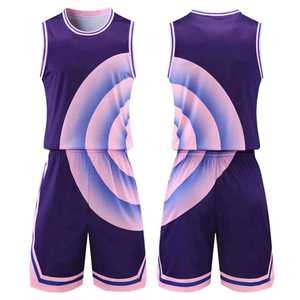 Uniformes de basket-ball 100 % polyester, légers, pour équipe, meilleur produit. - Product Image 1