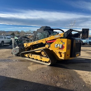 Good Quality Diesel for Skid Steer Front Loader Compact Loader with <b>Mulcher</b> Attachment and Pump Available in Stock - Product Image 2