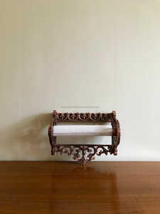 Toallero de papel de latón puro montado en la pared para almacenamiento y organizador de rollos de papel de baño y cocina - Product Image 4