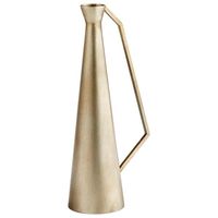 Vase floral en métal de luxe, moderne, décoratif, pour table à manger, salon, collection artisanale haut de gamme, élégant, accent en cuivre