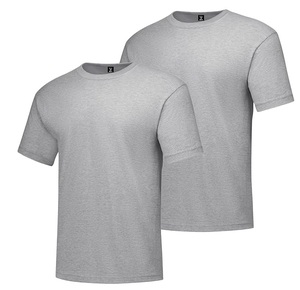 T-shirt personnalisé 200g, votre propre marque, mode décontractée, col rond, manches courtes, broderie, luxe, doux, t-shirts de sport pour hommes - Product Image 1