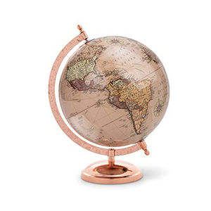 Globe terrestre suspendu de 3 pouces, vert clair, style ancien - Product Image 5