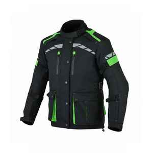 Outdoor Winter Sports Wear Leather Breathable Windproof Men's Regular Fit Motorcycle <b>Racing</b> <b>Jacket</b> with Zipper Closure - Product Image 6