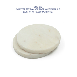 Posavasos Redondo de Mármol Natural, Resistente al Calor, Elegante Accesorio de Decoración para Mesa de Comedor, Proveedor Mayorista - Product Image 4
