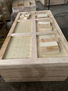 High Quality Recyclable Solid <b>Box</b> Plywood Shipping <b>Crates</b> Moving Boxes Durable Foldable Stackable <b>Wooden</b> Cargo Lift Van Model - Product Image 6