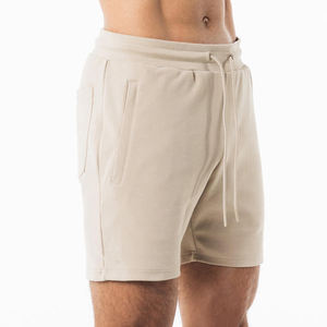 กางเกงขายส่งสั่งทำพิเศษ ระบายอากาศได้ดี เป็นมิตรกับสิ่งแวดล้อม ผ้าถักยืดหยุ่นสูง เอวกลาง ผ้าฝ้าย 100% ย้อมสีพื้น ความยาวระดับเข่า สำหรับผู้ชาย สไตล์สมาร์ท - Product Image 2