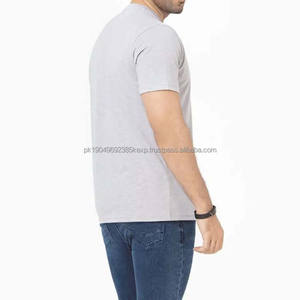 Camisetas de Manga Corta para Hombre, Color Sólido, Casual, Lisas, para Verano, Cuello Redondo, 100% Algodón, Ropa Deportiva para Gimnasio, Camisetas 2026 - Product Image 5