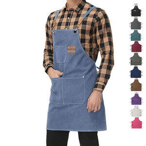 Delantal de Cocina Personalizado de Alta Calidad con Cierre de Botones y Bolsillos Ajustables, Venta al Por Mayor - Product Image 1