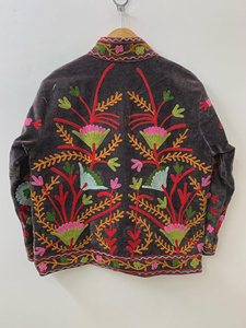 Boho Velvet Suzani <b>Jacket</b> Hand Embroidered Vintage Ethnic Coat Statement Fashion Wear Coat High Quality <b>Wedding</b> Wear - Product Image 2