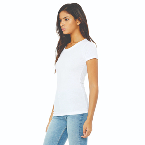 Women's Custom Eco-Friendly <b>Canvas</b> Cotton Breathable Anti-Shrink Quick Dry T-Shirt O-Neck Design Summer Running Fitness Workout - Product Image 3