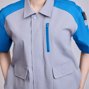 Ensemble de vêtements de travail pour hommes à manches longues haute visibilité bleu ciel TC |   Durable, confortable, respirant, anti-rides FMF - Product Image 1