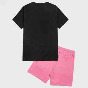 Ensemble t-shirt et short pour homme, nouveau design, fabriqué au Pakistan, confortable et léger, à bas prix - Product Image 5