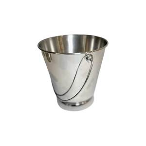 Round <b>Metal</b> Ice <b>Bucket</b> <b>with</b> <b>Lid</b> for Keeping Ice Cubes Cold During Parties Weddings Hotels and Restaurant Events - Product Image 1