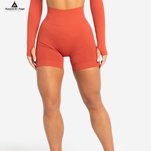Shorts de sport taille haute pour femme, sans couture, effet push-up, pour la course et le yoga - Product Image 4