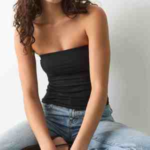 Hot Selling Custom Women Strapless Sports Tube <b>Top</b> 100% Cotton Jersey Short Tank <b>Tops</b> Breathable Quick-drying Fitness Tube <b>Top</b> - Product Image 4