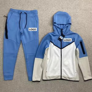 Chándal Deportivo Clásico de Invierno, Casual, Resistente al Viento, de Poliéster/Algodón, con Cintura Elástica y Bordado 3D - Product Image 1