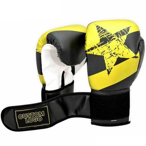 Guantes de Boxeo Profesionales para Adultos Hechos en Pakistán, Personalizados con Impresión, de Cuero con Cordones, para Competencia, Entrenamiento, Combate y Ganancia - Product Image 5