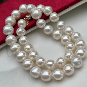 Conjunto de Collar con Perlas Grandes de Danshui, Cierre de Plata S925, Regalo del Día de la Madre, de Lago Yamashita - Product Image 2