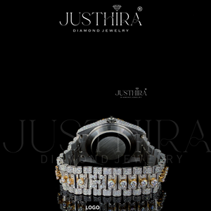 Reloj de Diamantes de Lujo Premium Totalmente Cubierto de Diamantes – Edición Premium Shine Royal Iced Diamond – Pieza de Lujo de Alta Gama - Product Image 2
