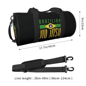 Bolsa de Gimnasio para Jiu Jitsu Brasileño, Bolsa Deportiva Impermeable, Bolsa de Entrenamiento Grande Personalizada, Bolsa de Fitness - Product Image 5