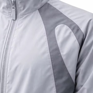 Chándal Ligero Ecológico para Hombre, 2 Piezas, 100% Poliéster, Cortavientos con Cremallera, Sudadera con Capucha, OEM ODM, Logotipo Personalizado, Transpirable - Product Image 6