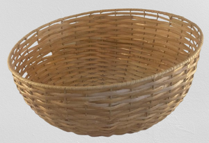 Natural Iron and <b>Rattan</b> Handwoven <b>Storage</b> Basket with Durable Frame for Home Decor Organization Use - Product Image 2