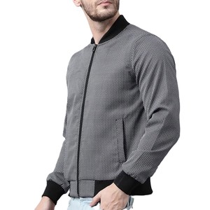 Veste bomber pour homme, couleur personnalisée, vêtements d'extérieur, tissu léger et confortable, veste bomber bon marché, service OEM ODM - Product Image 2