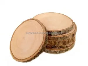 ที่รองแก้วทำด้วยมือทำจากไม้ที่เรียบง่ายและทันสมัยมาใหม่เสื่อและแผ่นรอง - Product Image 3