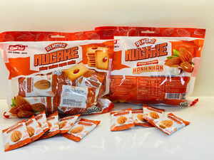 Galletas de Huevo con Almendras Nucake Artesanales 300g |   Receta Auténtica de Galletas con Nueces Reales, 20 Bolsas/Caja, Suministro Constante - Product Image 6