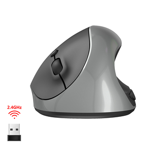 HXSJ X10 2,4G Ratón ergonómico inalámbrico para juegos Nuevo diseño Ligero Recargable 600mA 1600DPI Ratón de oficina vertical ajustable - Product Image 2