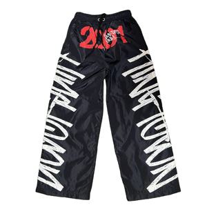 Pantalon de jogging léger et respirant en nylon pour homme avec sérigraphie Pantalon de survêtement coupe-vent en nylon à séchage rapide grande taille - Product Image 1