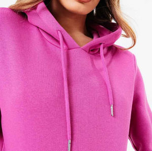 ชุดวอร์มผู้หญิงคุณภาพสูง ผ้าคอตตอนหนา 100% แห้งเร็ว ระบายอากาศได้ดี เสื้อฮู้ด กางเกงขายาว รับสกรีนโลโก้ ไซส์พลัส - Product Image 5