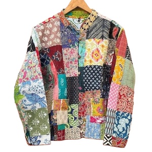 Chaqueta acolchada de algodón hecha a mano, abrigo corto de invierno de retazos con patrón de letras Reversible, regalo perfecto para ella - Product Image 1