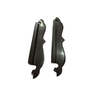 Pont de luthier artisanal en ébène naturel pour instruments à cordes, accessoire pour oud - Product Image 2