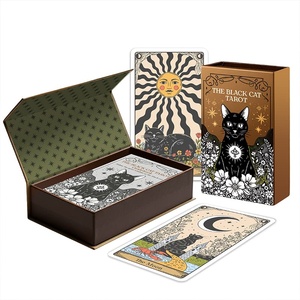 Cartes de tarot personnalisées en papier d'art 350 g/m² avec boîte à fermeture magnétique - Product Image 1