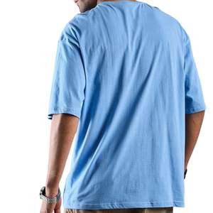 T-shirt Homme Oversize à Épaules Tombantes en Coton Lourd Coupe Ample – Personnalisation et Fourniture OEM - Product Image 3